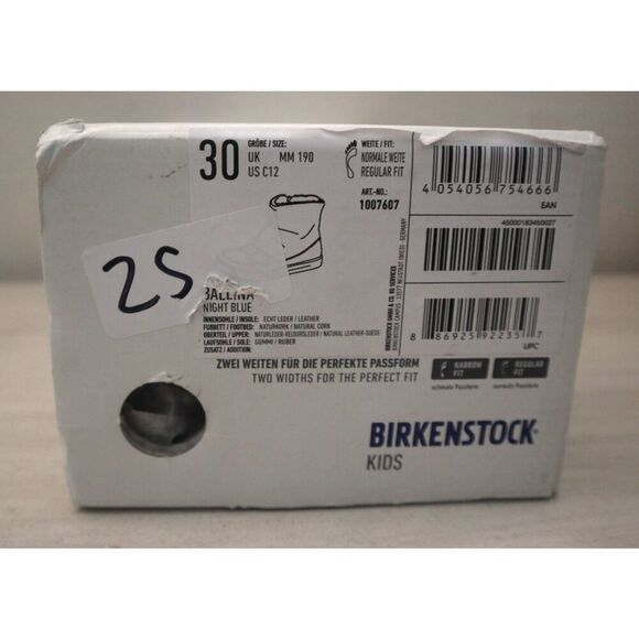 Birkenstock 1007607 Kids Sz EUR 30 US C12 Night Blue Suede Ballina Boots - Picture 16 of 16